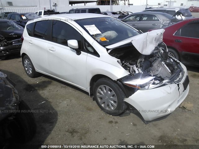 3N1CE2CP3FL413824 - 2015 NISSAN VERSA NOTE S/S PLUS/SV/SL/SR WHITE photo 1