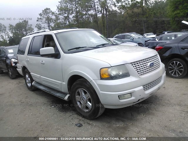 1FMPU19566LA47320 - 2006 FORD EXPEDITION LIMITED WHITE photo 1