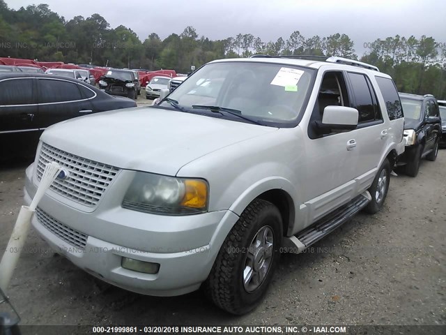 1FMPU19566LA47320 - 2006 FORD EXPEDITION LIMITED WHITE photo 2