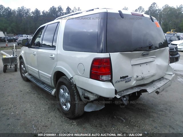 1FMPU19566LA47320 - 2006 FORD EXPEDITION LIMITED WHITE photo 3