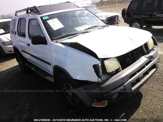 5N1ED28T11C529764 - 2001 NISSAN XTERRA XE/SE WHITE photo 1