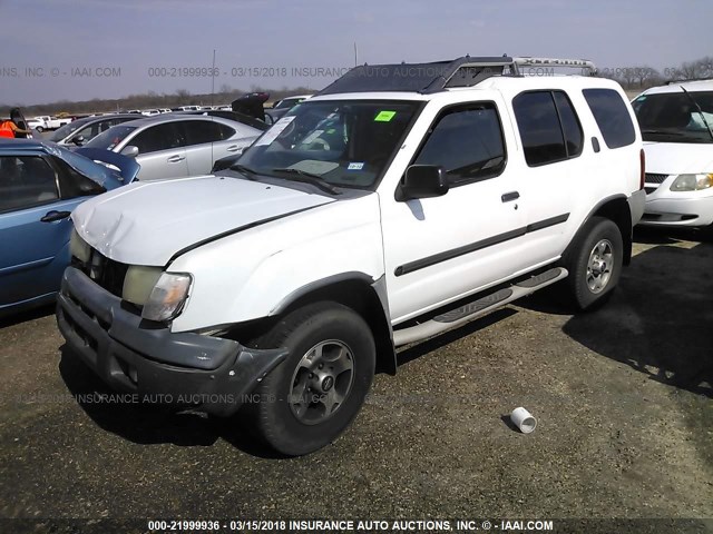 5N1ED28T11C529764 - 2001 NISSAN XTERRA XE/SE WHITE photo 2