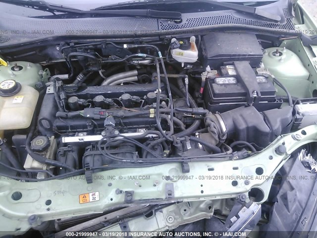 1FAFP34N77W251026 - 2007 FORD FOCUS ZX4/S/SE/SES 绿色 照片 10