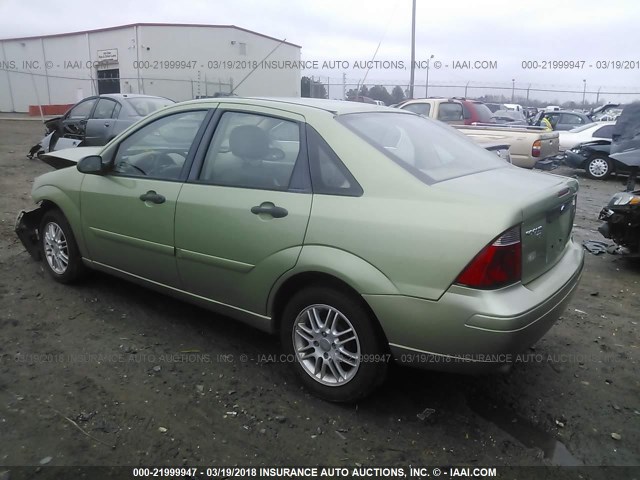 1FAFP34N77W251026 - 2007 FORD FOCUS ZX4/S/SE/SES GREEN photo 3