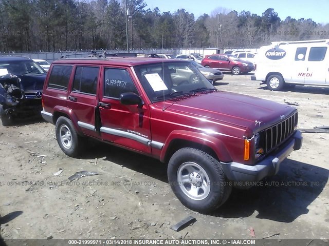 1J4FT68S8XL656458 - 1999 JEEP CHEROKEE SPORT/CLASSIC წითელი ფოტო 1