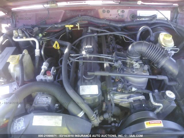 1J4FT68S8XL656458 - 1999 JEEP CHEROKEE SPORT/CLASSIC წითელი ფოტო 10