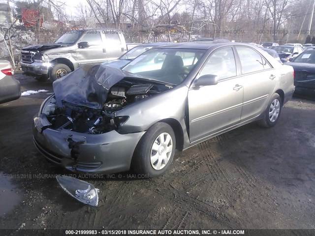 4T1BE32K04U832524 - 2004 TOYOTA CAMRY LE/XLE/SE BROWN photo 2