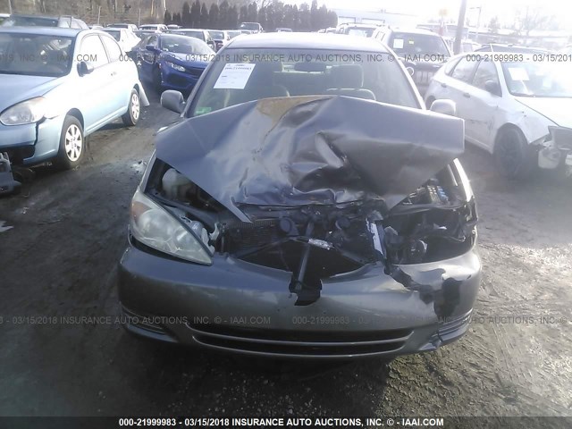 4T1BE32K04U832524 - 2004 TOYOTA CAMRY LE/XLE/SE BROWN photo 6