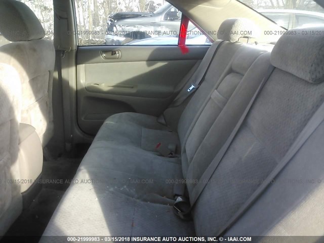 4T1BE32K04U832524 - 2004 TOYOTA CAMRY LE/XLE/SE BROWN photo 8