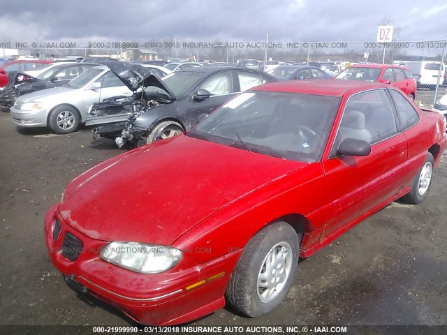 1G2NE12T0WC746142 - 1998 PONTIAC GRAND AM SE RED photo 2