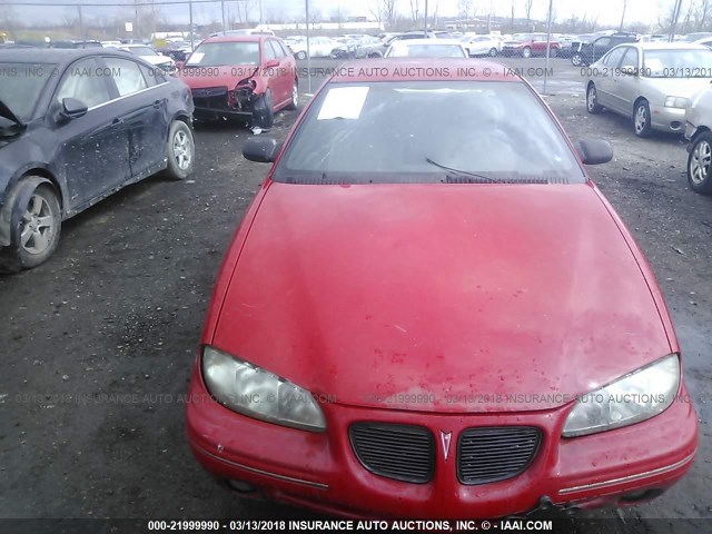 1G2NE12T0WC746142 - 1998 PONTIAC GRAND AM SE RED photo 6