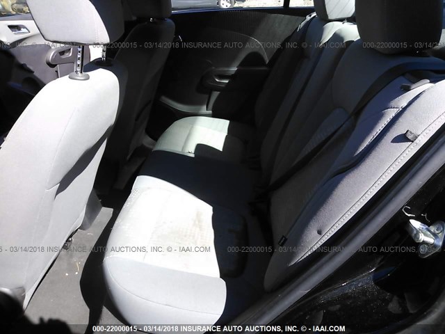 1G1JA5SH8C4116182 - 2012 CHEVROLET SONIC LS 黑色 照片 8