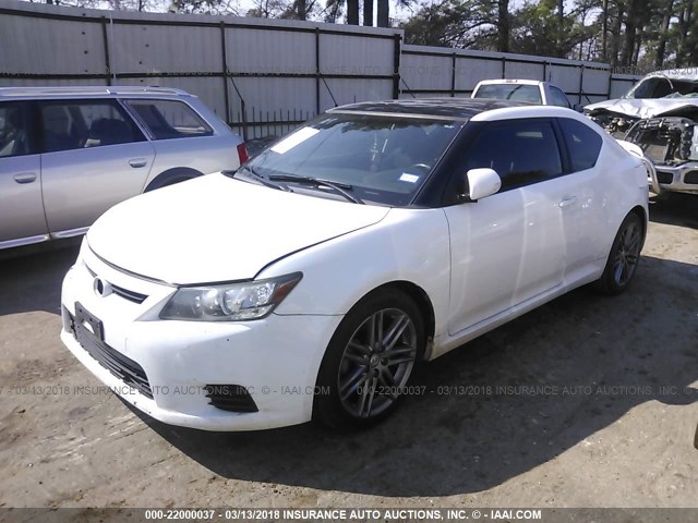 JTKJF5C71C3042715 - 2012 TOYOTA SCION TC 白色 照片 2