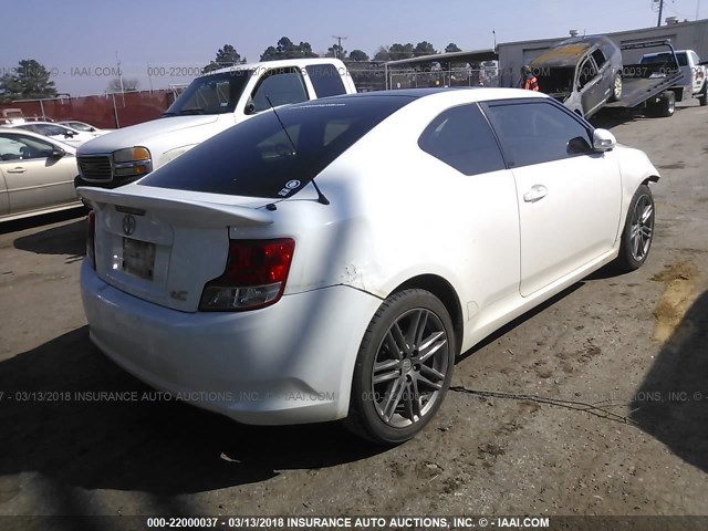 JTKJF5C71C3042715 - 2012 TOYOTA SCION TC 白色 照片 4