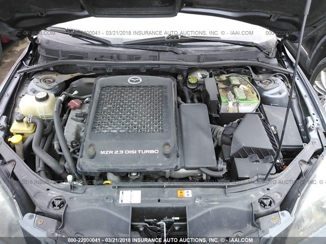 JM1BK34M081169751 - 2008 MAZDA SPEED 3 蓝色 照片 10