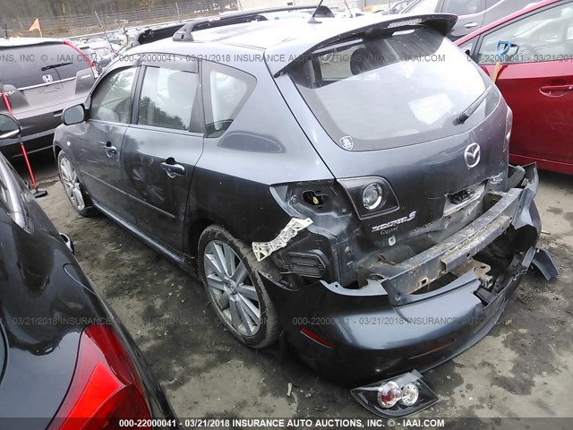 JM1BK34M081169751 - 2008 MAZDA SPEED 3 蓝色 照片 3