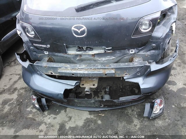 JM1BK34M081169751 - 2008 MAZDA SPEED 3 蓝色 照片 6