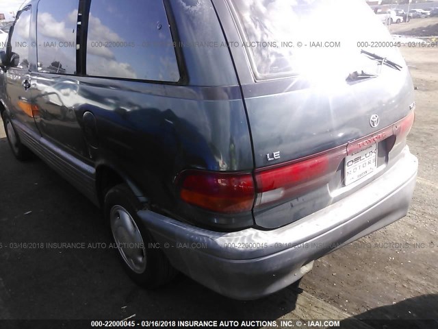 JT3AC12R5R1133135 - 1994 TOYOTA PREVIA LE GREEN photo 6