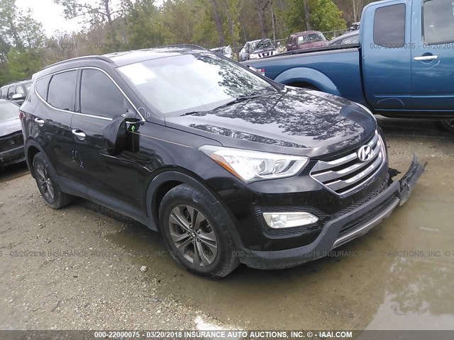 5XYZU3LB3DG119073 - 2013 HYUNDAI SANTA FE SPORT  BLACK photo 1