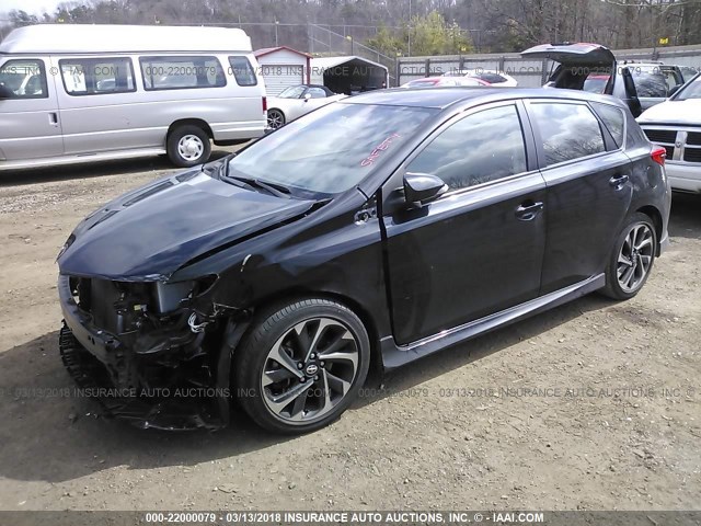 JTNKARJE8GJ511962 - 2016 TOYOTA SCION IM BLACK photo 2