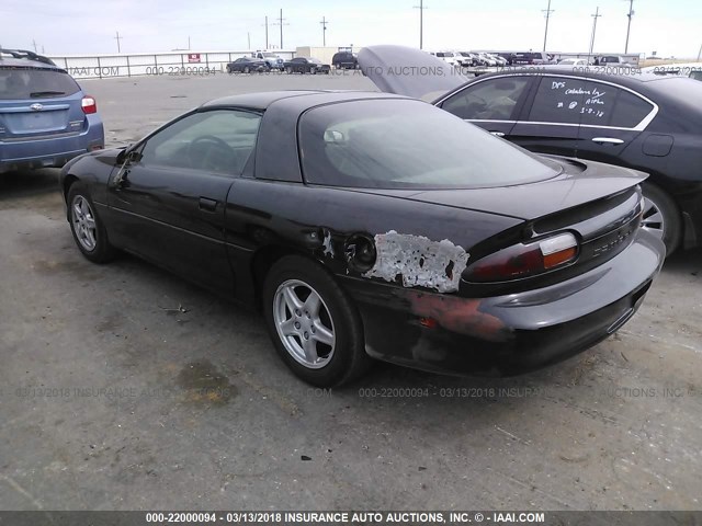 2G1FP22KXV2103358 - 1997 CHEVROLET CAMARO RS BLACK photo 3