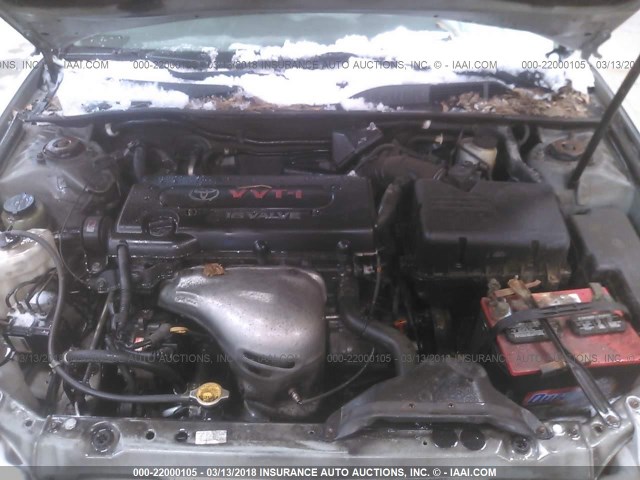4T1BE32K95U419860 - 2005 TOYOTA CAMRY LE/XLE/SE SILVER photo 10