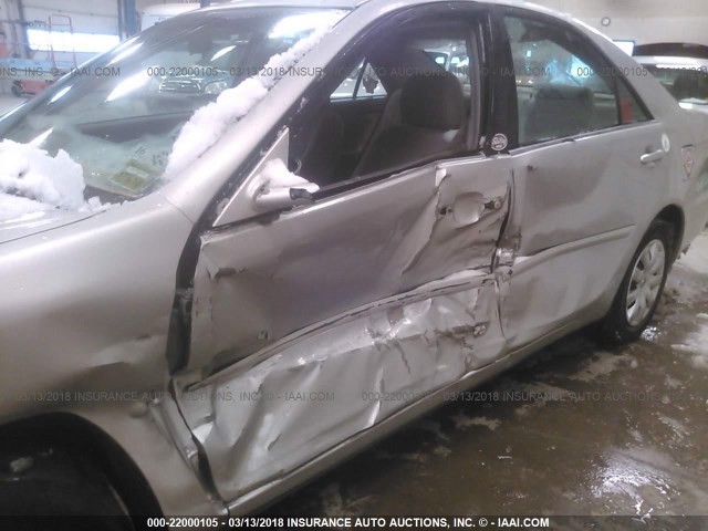 4T1BE32K95U419860 - 2005 TOYOTA CAMRY LE/XLE/SE SILVER photo 6