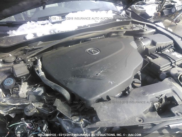 19UUB2F58FA012220 - 2015 ACURA TLX TECH GRAY photo 10