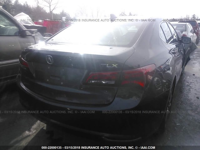 19UUB2F58FA012220 - 2015 ACURA TLX TECH GRAY photo 4