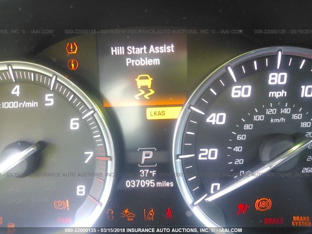 19UUB2F58FA012220 - 2015 ACURA TLX TECH GRAY photo 7