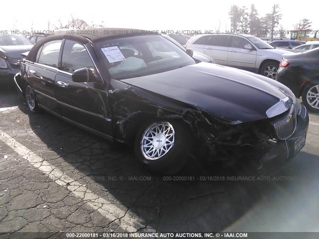 1LNHM81W7YY843906 - 2000 LINCOLN TOWN CAR EXECUTIVE BLACK photo 1