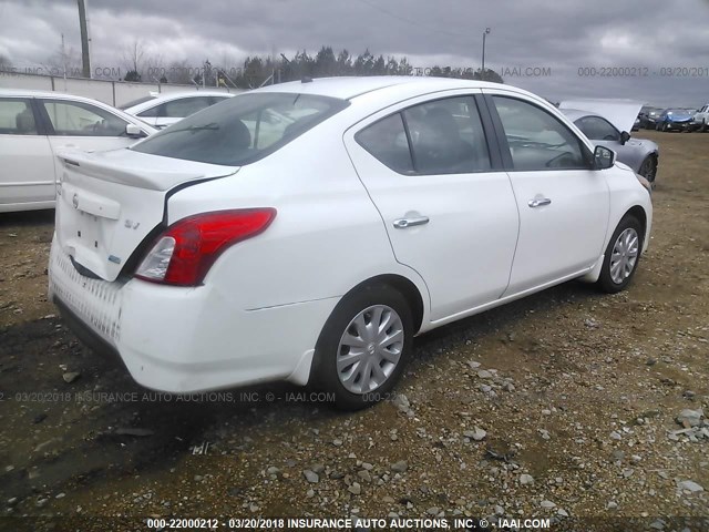 3N1CN7APXFL900762 - 2015 NISSAN VERSA S/S PLUS/SV/SL WHITE photo 4