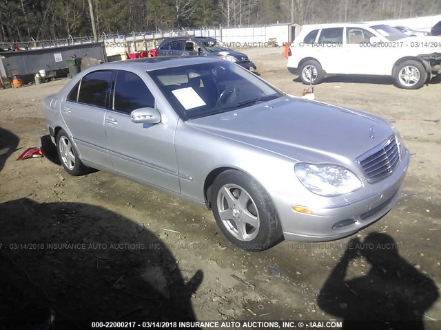 WDBNG70J24A421946 - 2004 MERCEDES-BENZ S 430 SILVER photo 1
