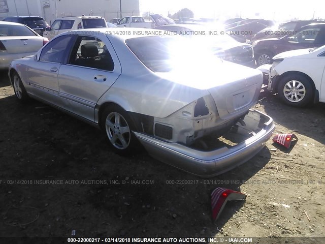 WDBNG70J24A421946 - 2004 MERCEDES-BENZ S 430 SILVER photo 3