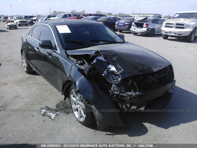 1G6AA5RA8E0105213 - 2014 CADILLAC ATS BLACK photo 1