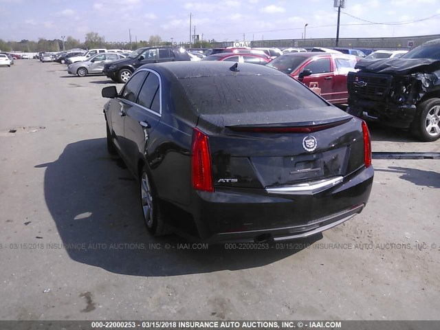 1G6AA5RA8E0105213 - 2014 CADILLAC ATS BLACK photo 3