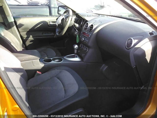 JN8AS58T68W005663 - 2008 NISSAN ROGUE S/SL ORANGE photo 5