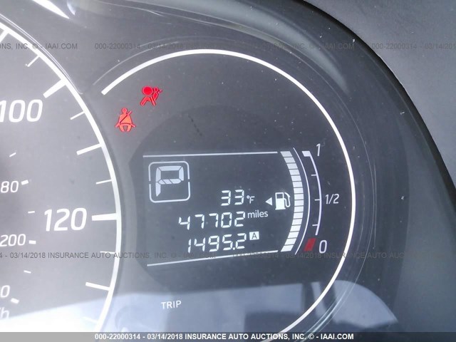 3N1CE2CP2FL387023 - 2015 NISSAN VERSA NOTE S/S PLUS/SV/SL/SR BLUE photo 7