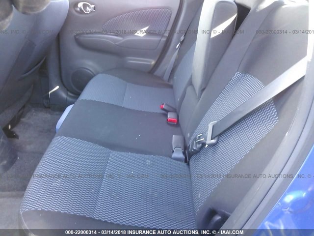 3N1CE2CP2FL387023 - 2015 NISSAN VERSA NOTE S/S PLUS/SV/SL/SR BLUE photo 8