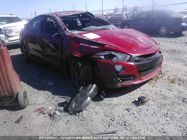 1C3CDFEB3FD252538 - 2015 DODGE DART GT RED photo 1