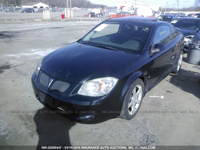 1G2AN15B777164034 - 2007 PONTIAC G5 GT BLACK photo 2