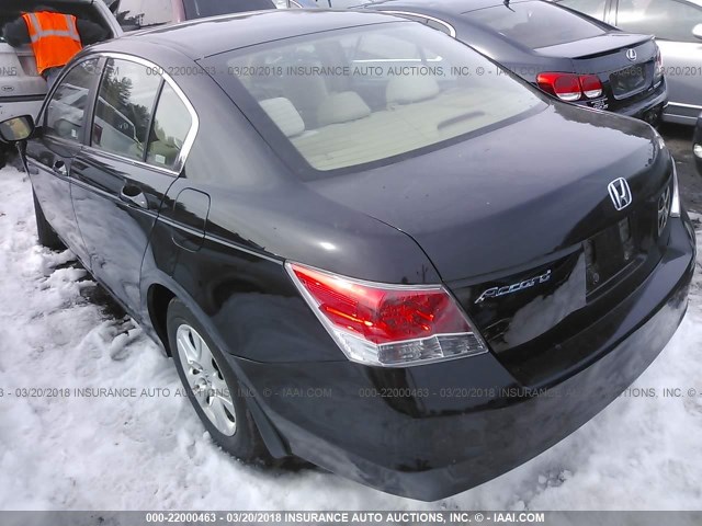 1HGCP26458A127669 - 2008 HONDA ACCORD LXP BLACK photo 3