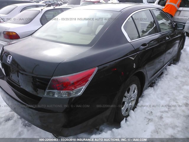 1HGCP26458A127669 - 2008 HONDA ACCORD LXP BLACK photo 4