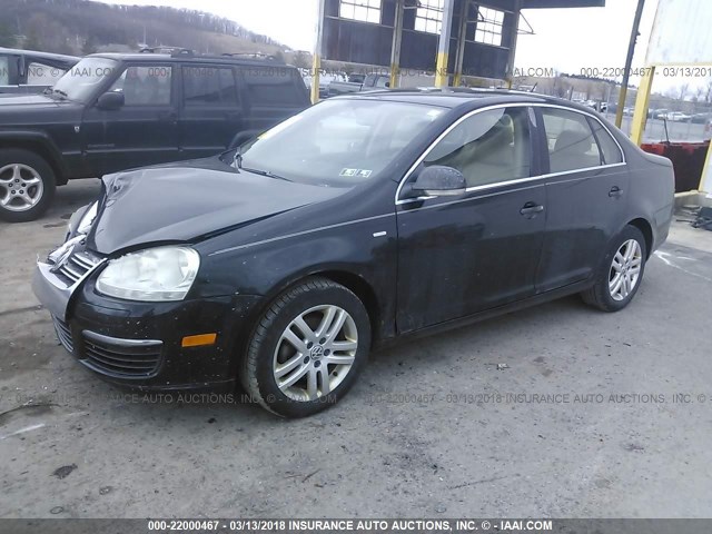 3VWEG71K67M072576 - 2007 VOLKSWAGEN JETTA WOLFSBURG 黑色 照片 2