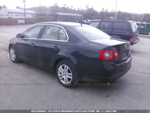 3VWEG71K67M072576 - 2007 VOLKSWAGEN JETTA WOLFSBURG 黑色 照片 3