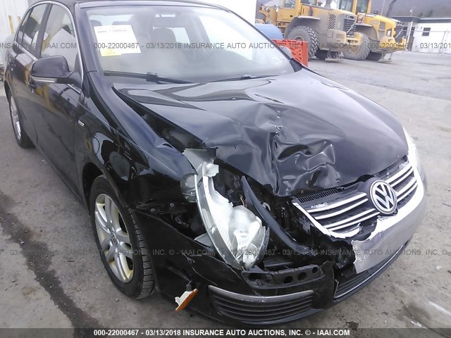 3VWEG71K67M072576 - 2007 VOLKSWAGEN JETTA WOLFSBURG 黑色 照片 6