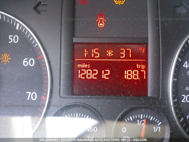 3VWEG71K67M072576 - 2007 VOLKSWAGEN JETTA WOLFSBURG 黑色 照片 7