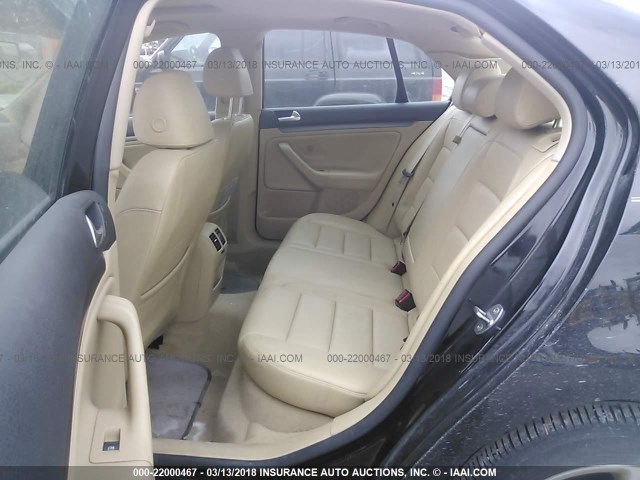 3VWEG71K67M072576 - 2007 VOLKSWAGEN JETTA WOLFSBURG 黑色 照片 8