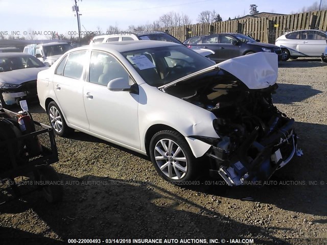3VWRZ7AJ5AM161193 - 2010 VOLKSWAGEN JETTA SE/SEL WHITE photo 1