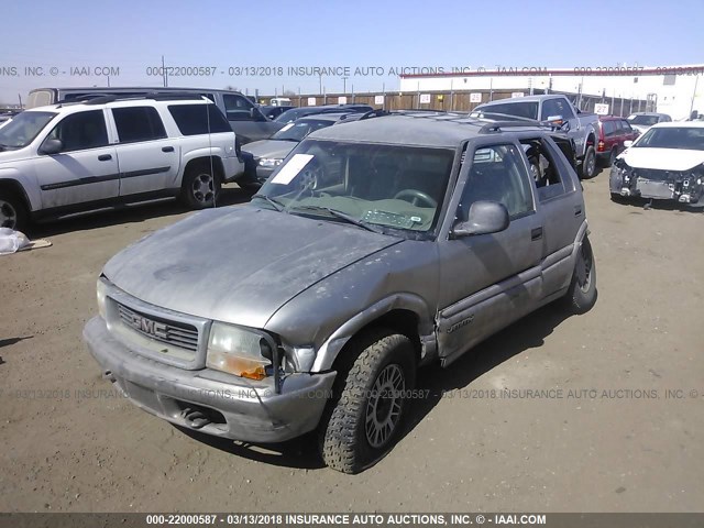 1GKDT13W0W2557555 - 1998 GMC JIMMY GOLD photo 2